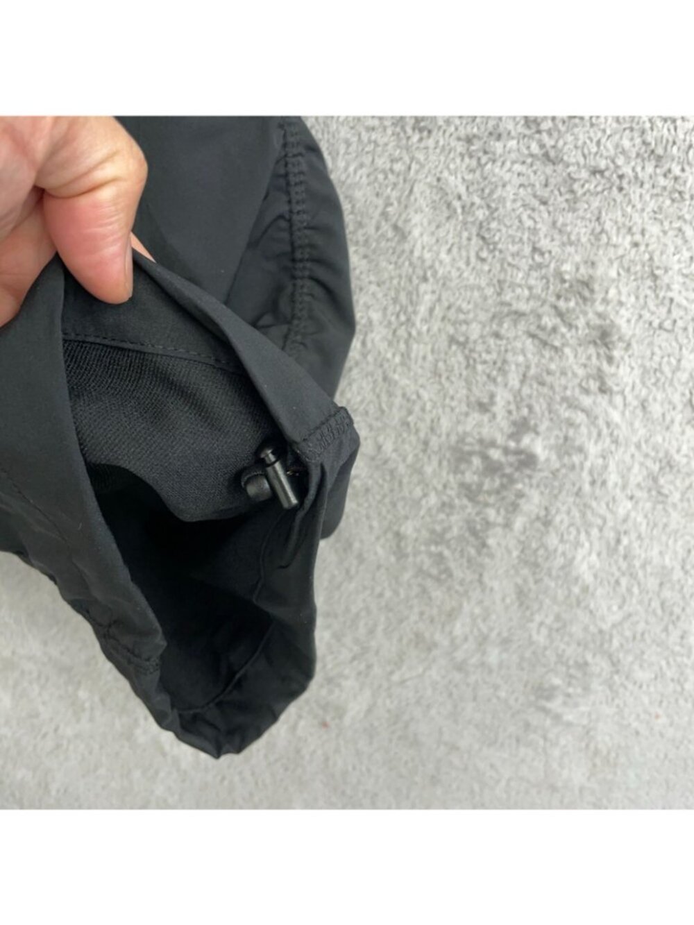NWOT Kirkland Signature Women's M Active Pants Black Ruched Polyester  P0794 - Picture 12 of 14